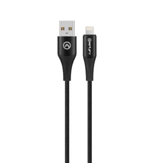 Amplify Linked series USB to Lightning cable trenzado cable negro 1M