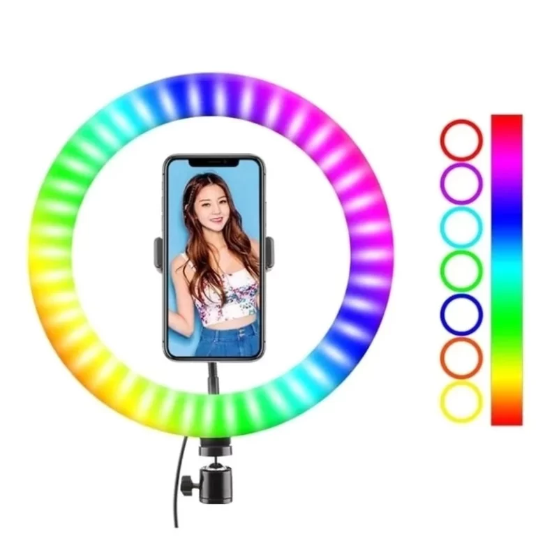 ARO DE LUZ 14″ 36CM RGB SIN TRIPODE MJ-360