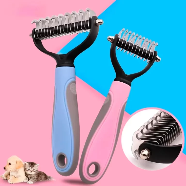 CEPILLO DESLANADOR QUITA NUDOS PARA PERROS, GATOS, MASCOTAS