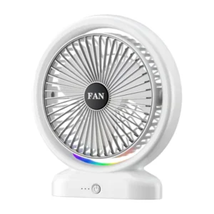 VENTILADOR DE MESA PEQUEÑO PLEGABLE RECARGABLE F14