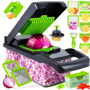 PICADOR CORTADOR DE VEGETALES VERDURAS MULTIFUNCIONAL 16 EN 1