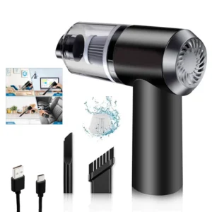 MINI ASPIRADORA DE MANO PORTÁTIL RECARGABLE 2 EN 1