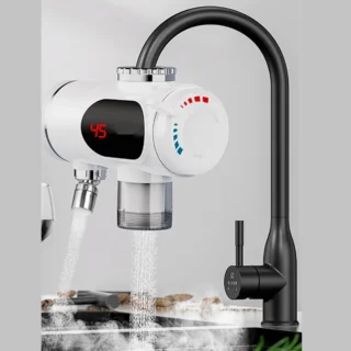 CALENTADOR Y PURIFICADOR DE AGUA ELÉCTRICO PARA GRIFO 3000W 220V 5-45°