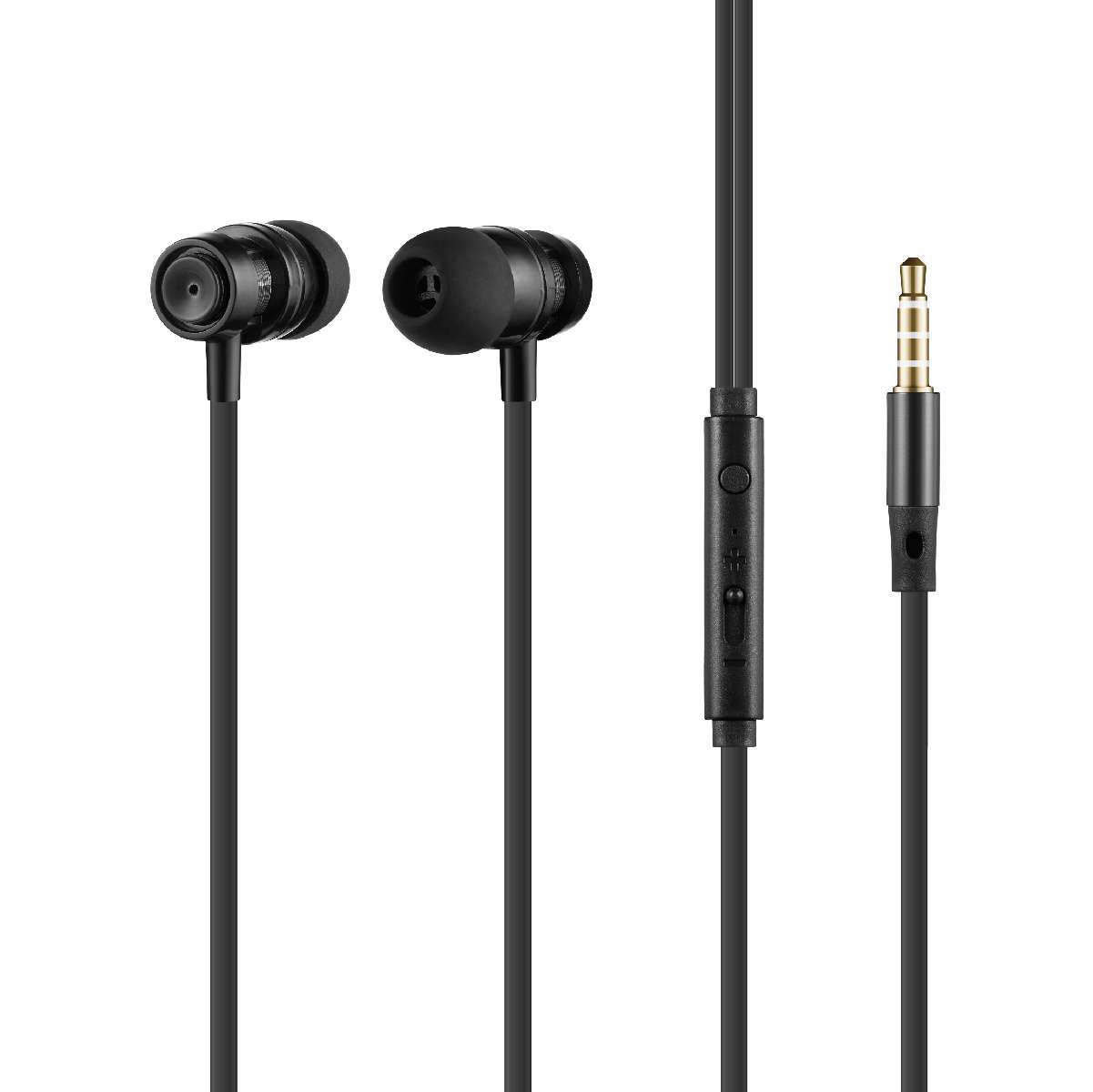 Alloy series AUX earphone - Negro - Imagen 3