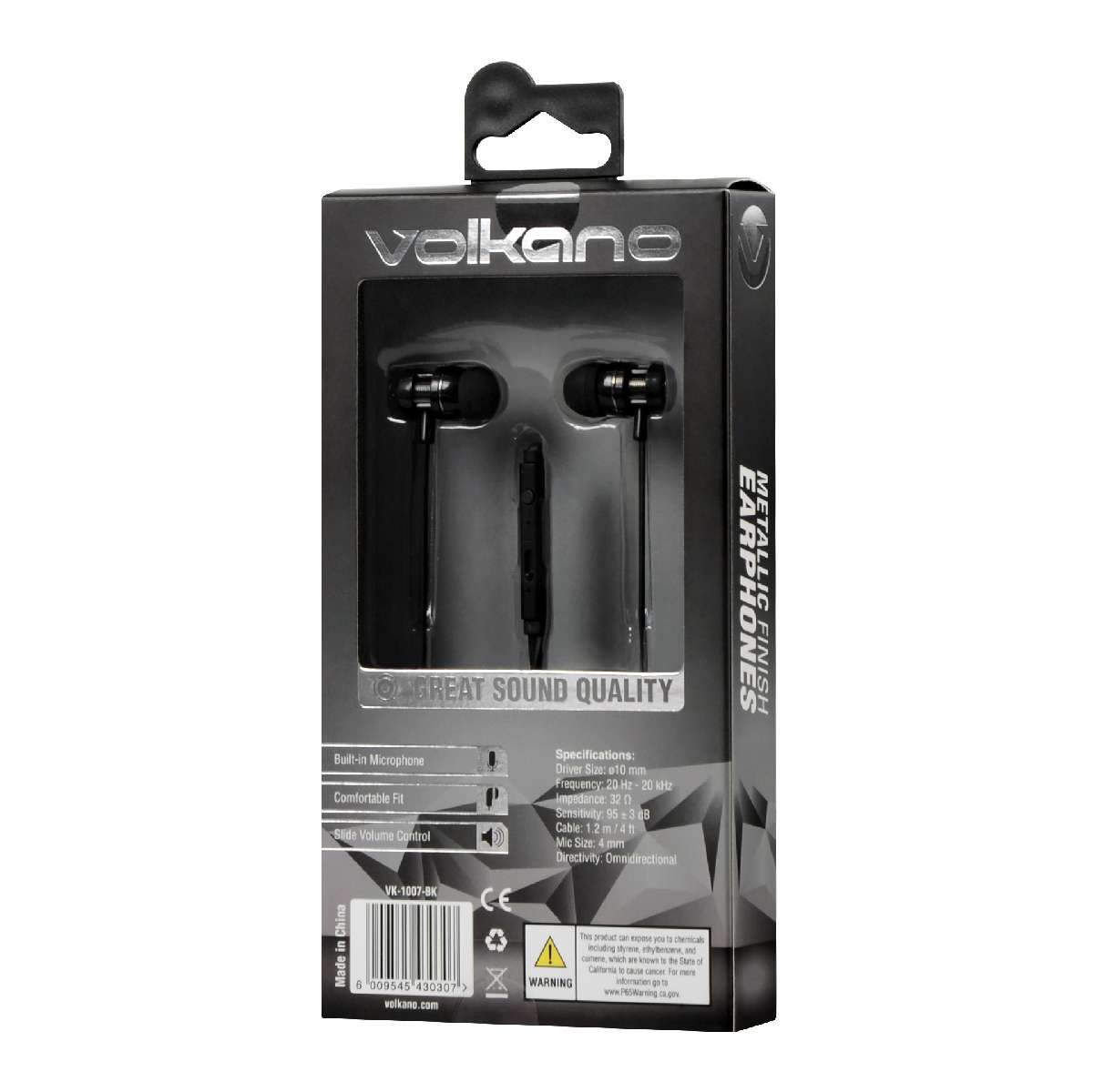 Alloy series AUX earphone - Negro - Imagen 2