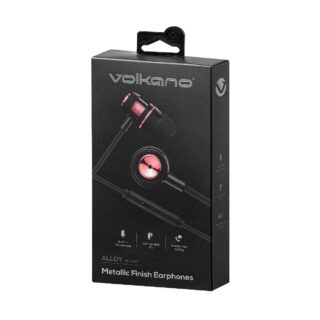 Alloy series AUX earphone - Rojo