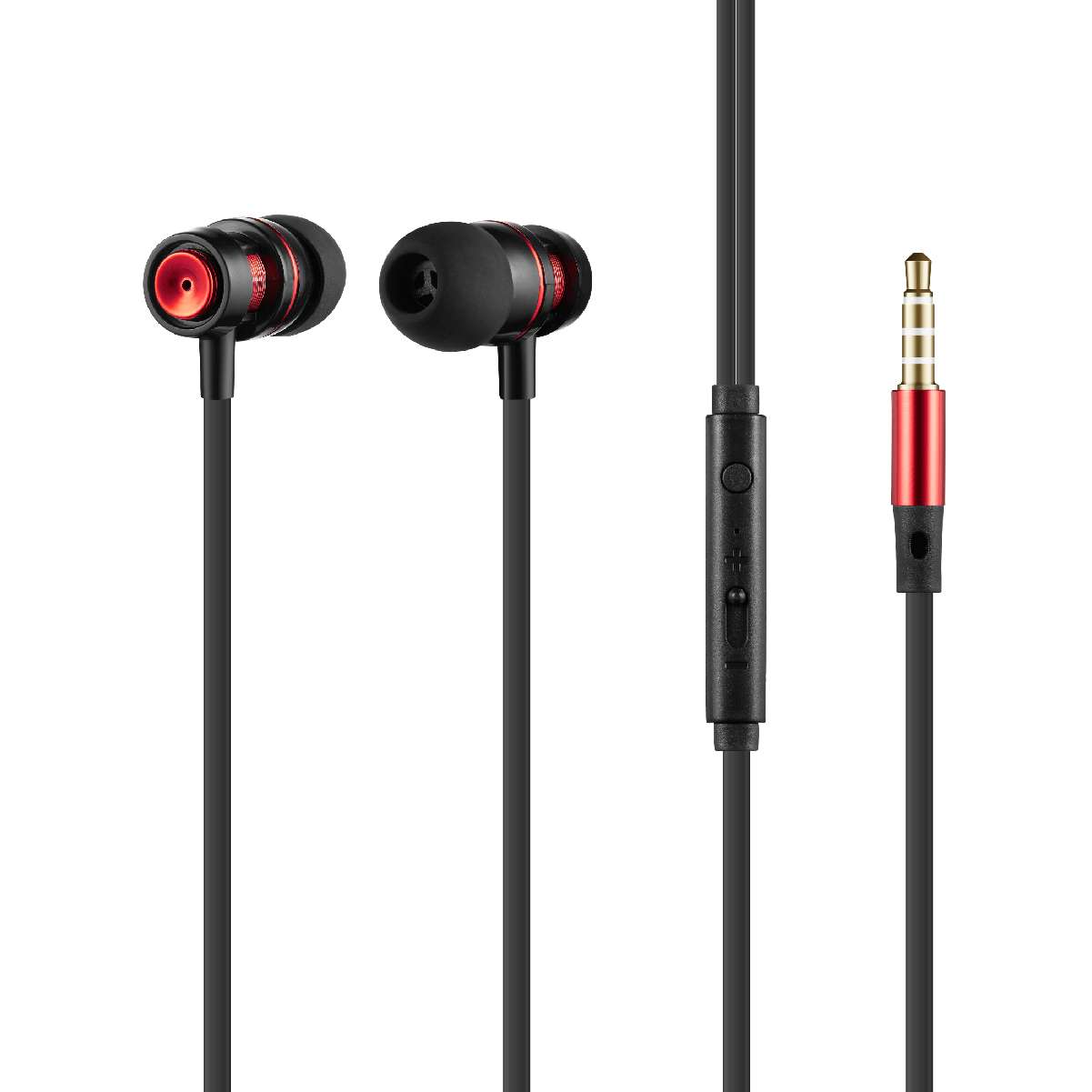 Alloy series AUX earphone - Rojo - Imagen 3