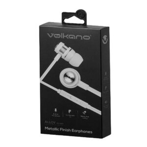 Alloy series AUX earphone - Blanco