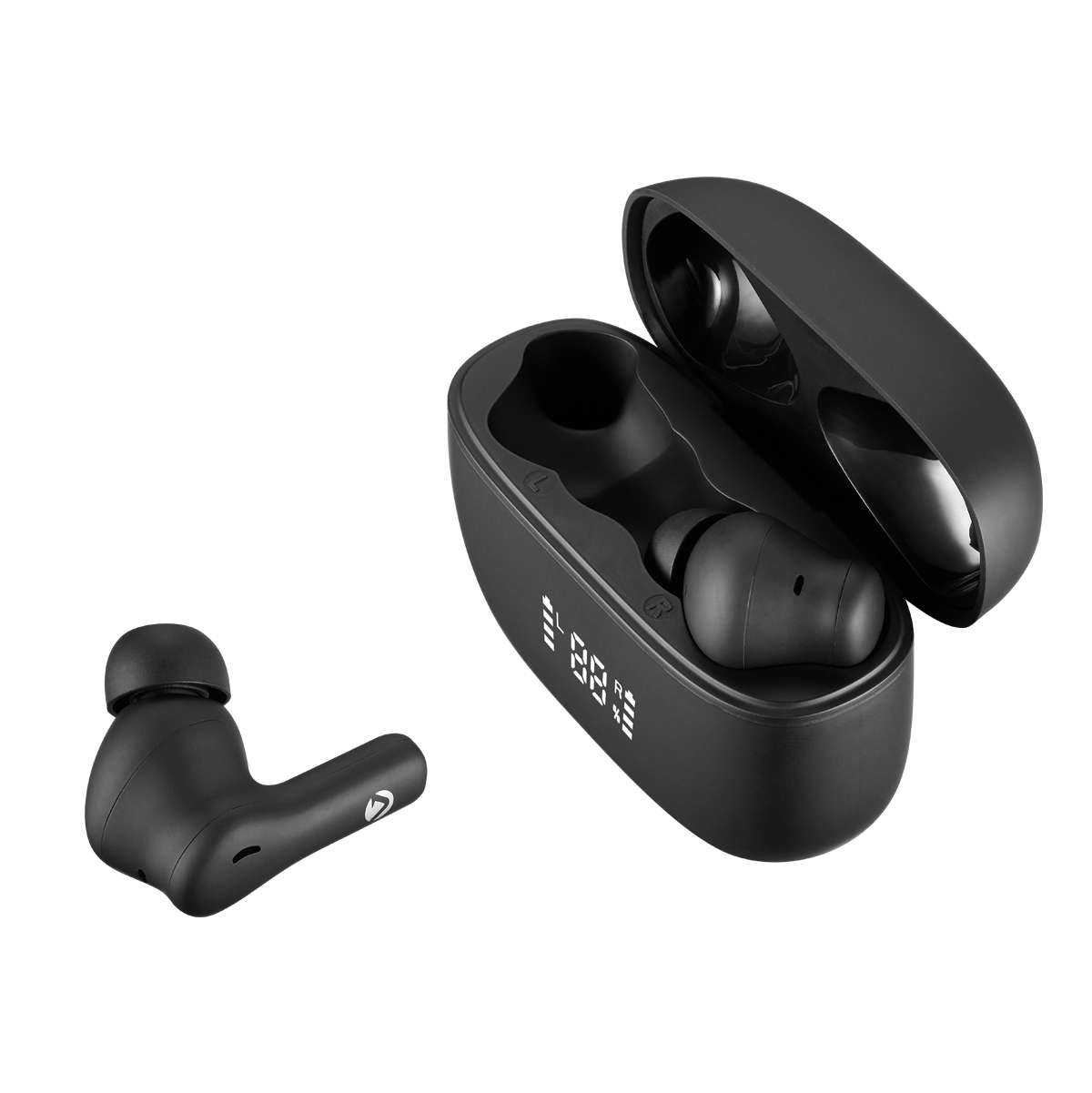 Volkano Cove Series ANC + DUAL ENC TWS Earphones - Negro - Imagen 4
