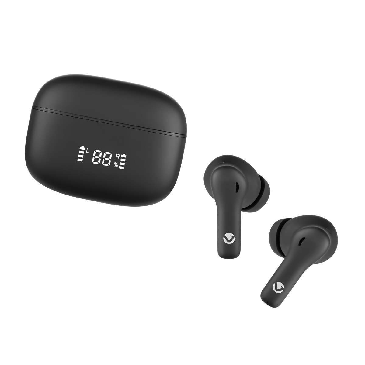 Volkano Cove Series ANC + DUAL ENC TWS Earphones - Negro - Imagen 6