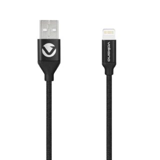 Weave Series Fabric Trenzado MFI Lightning Cable 1.2m - Negro