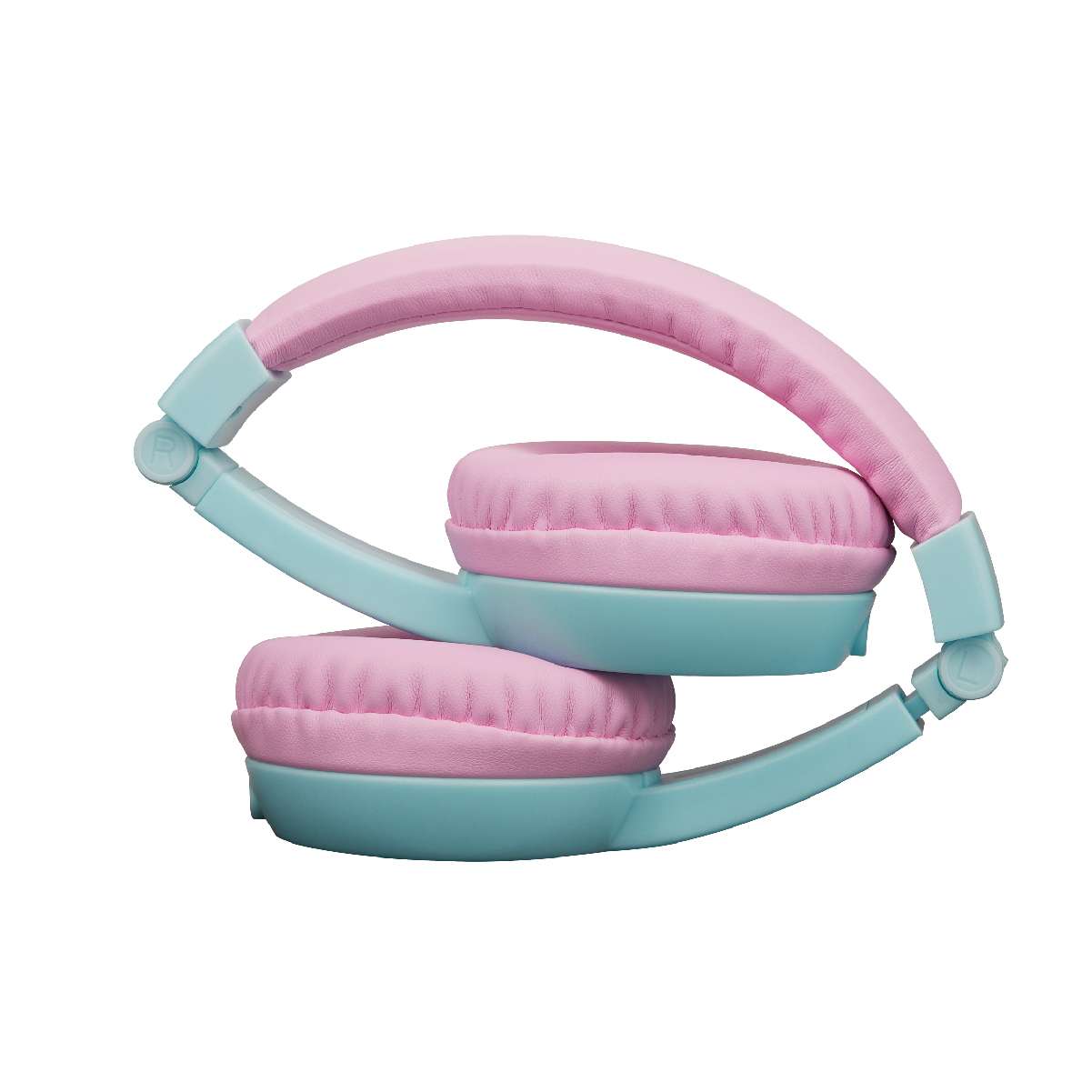 Sidekick Series Auriculares con cable para niños con puerto compartido. Rosa y Celeste - Imagen 5