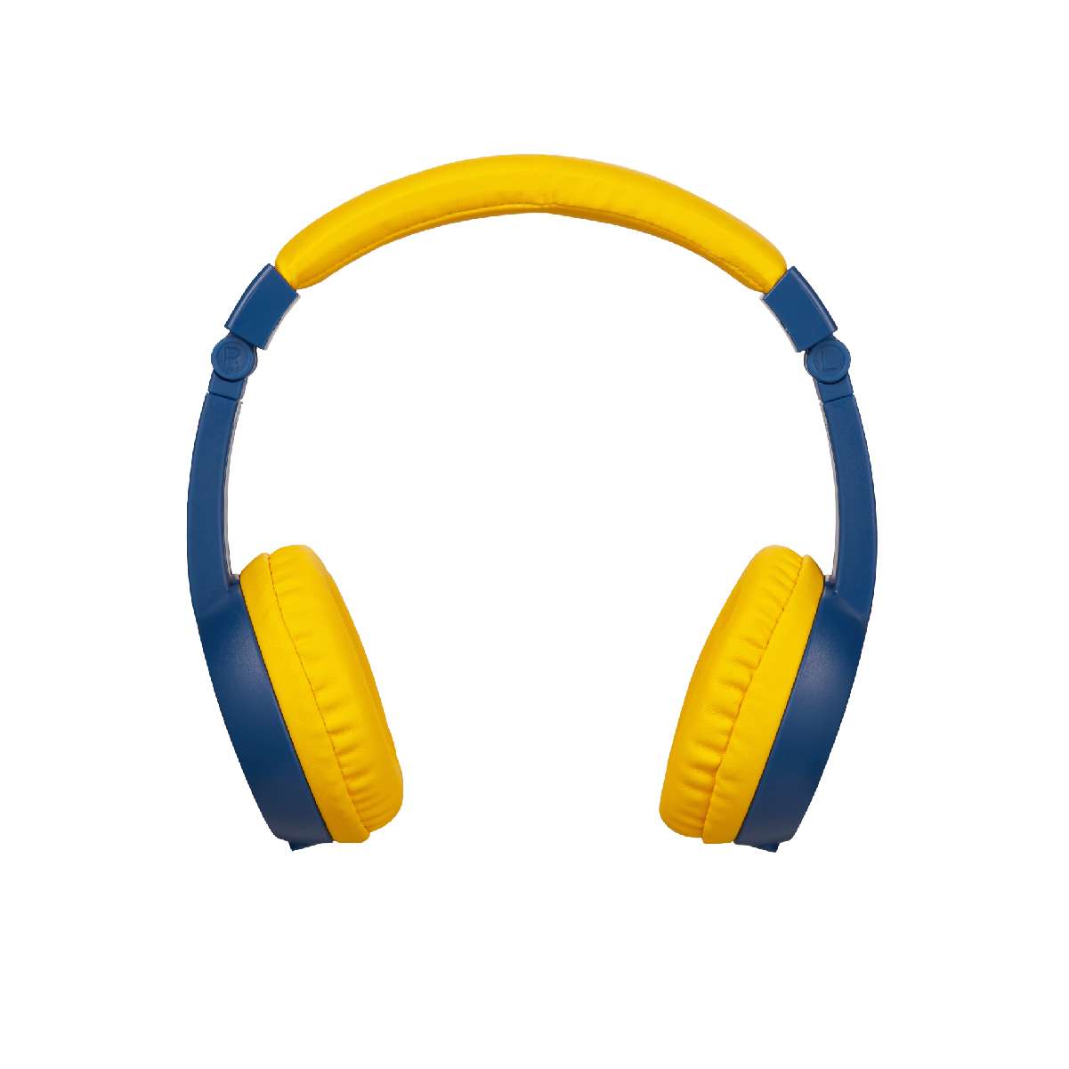 Sidekick Series Auriculares con cable para niños con puerto compartido.Azul y Amarillo - Imagen 2