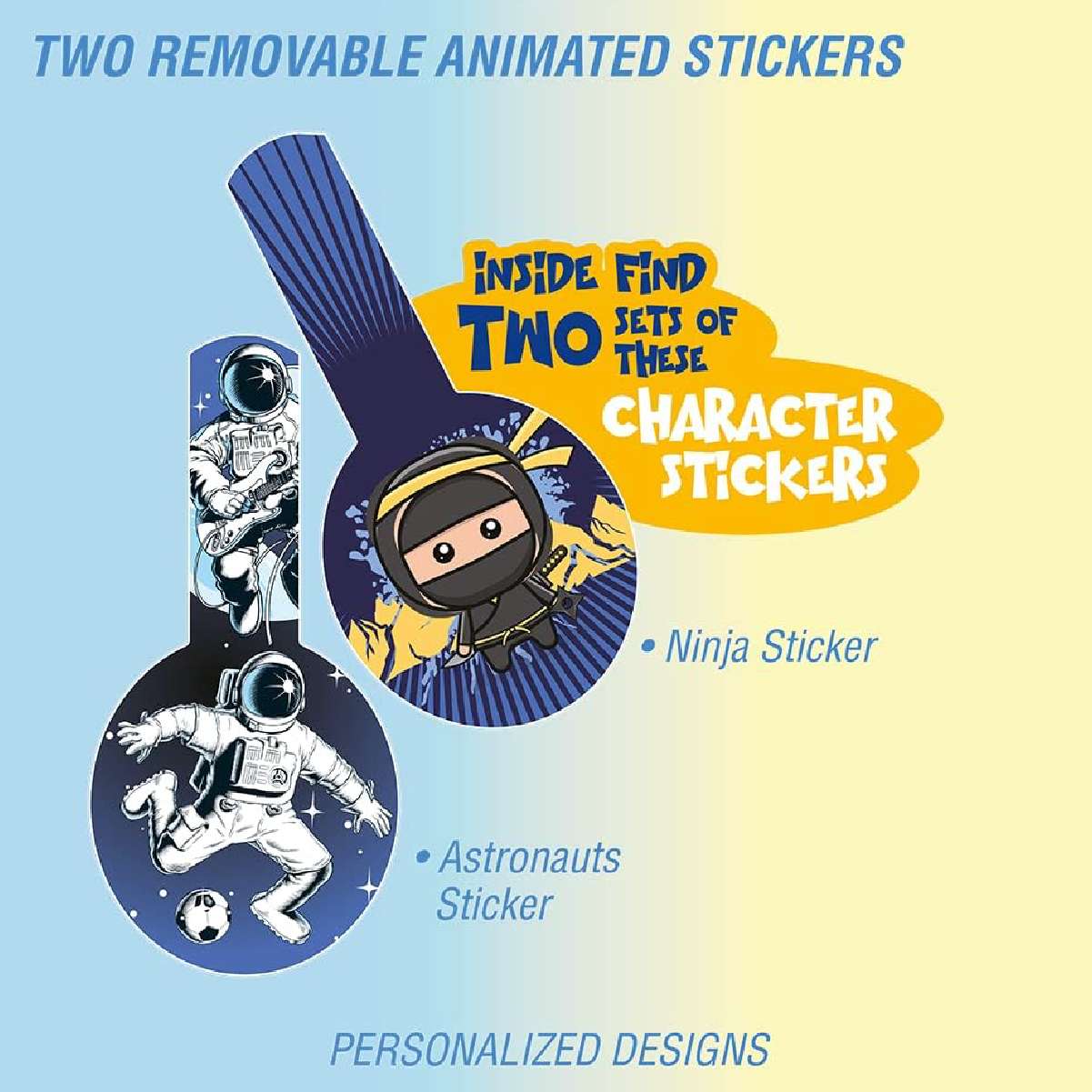 Sidekick Series Auriculares con cable para niños con puerto compartido.Azul y Amarillo - Imagen 8