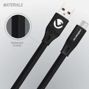 Slim series Type-C to Type-C cable, Negro, 1.2m