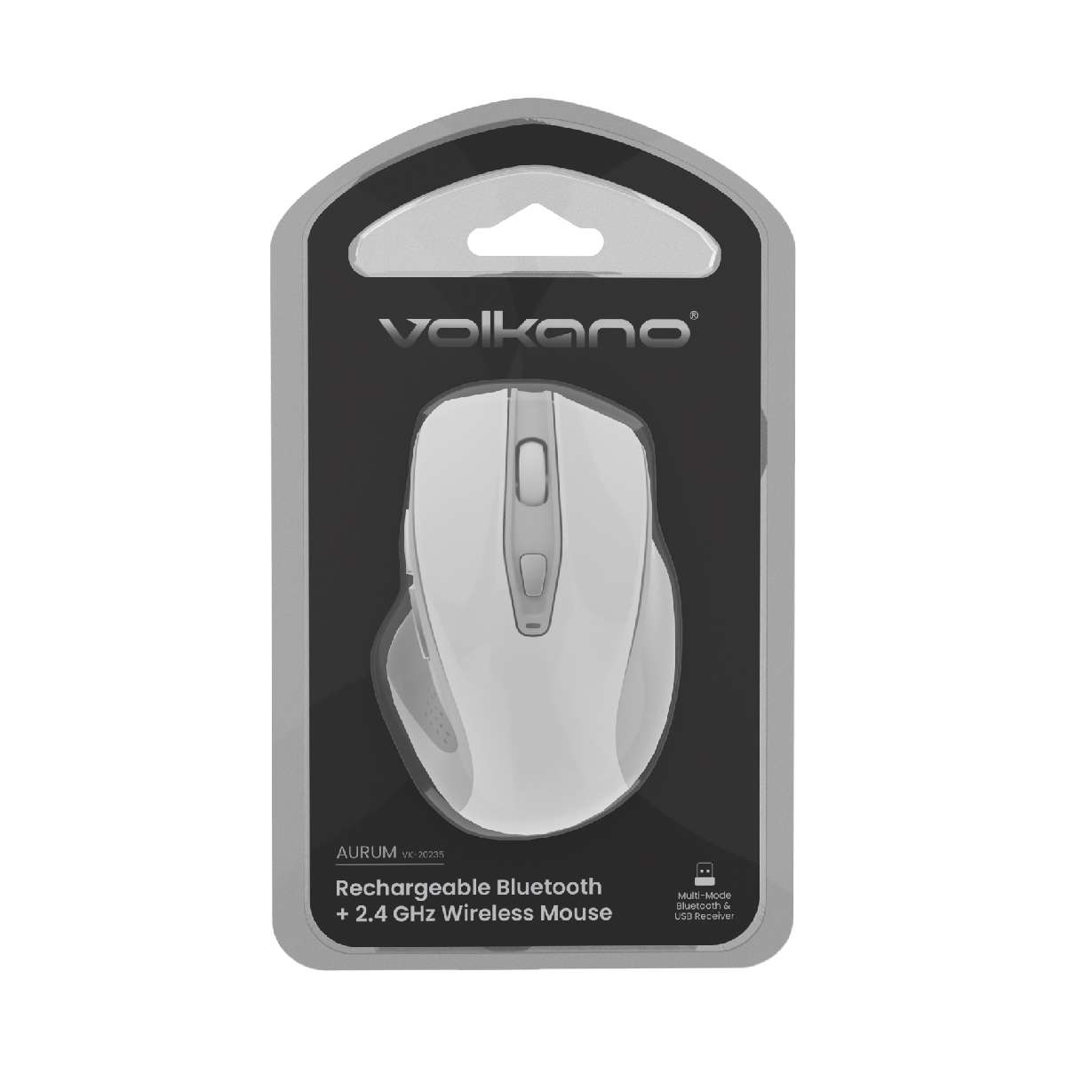 Aurum Series Recargable BT+2.4ghz Mouse - Blanco - Imagen 10