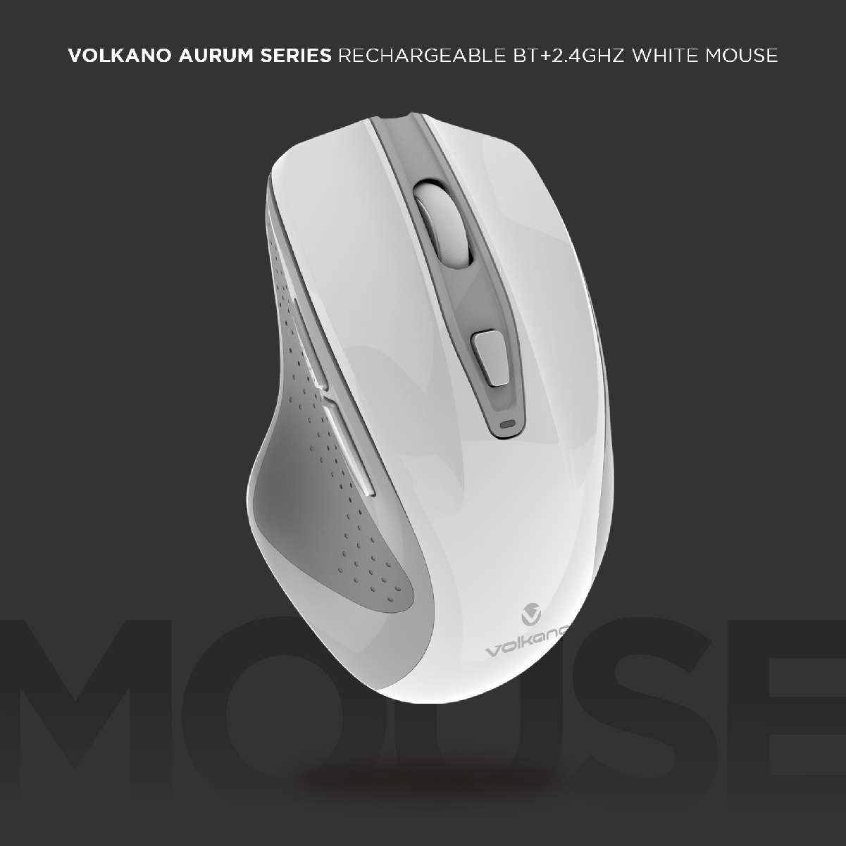 Aurum Series Recargable BT+2.4ghz Mouse - Blanco - Imagen 9