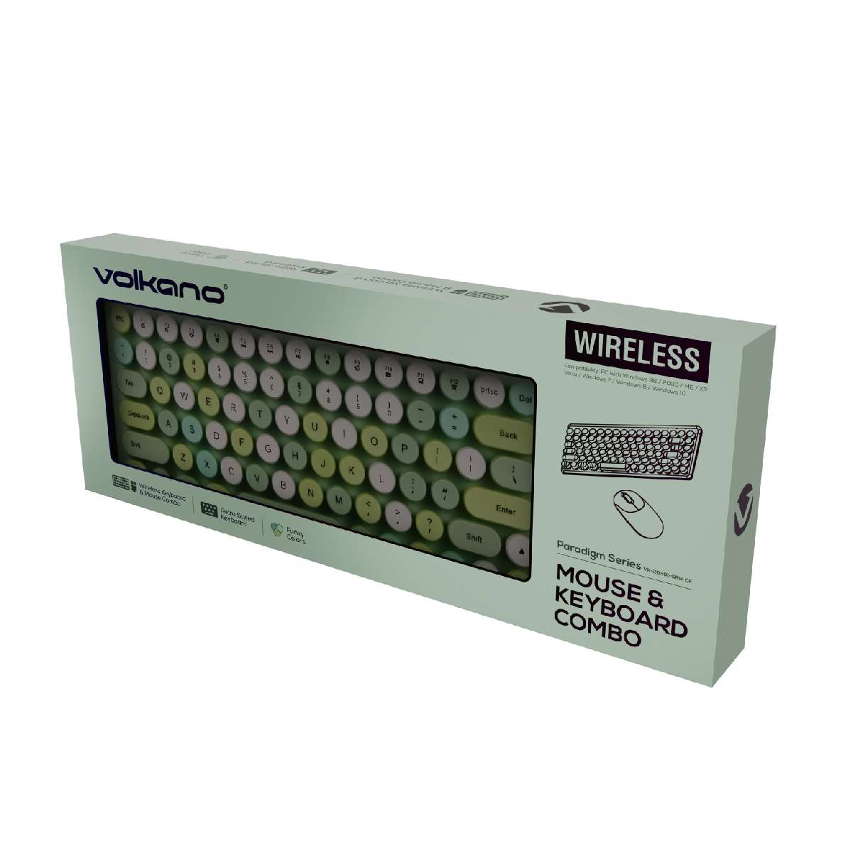 Paradigm Series Mouse y Teclado combo - Verde - Imagen 5