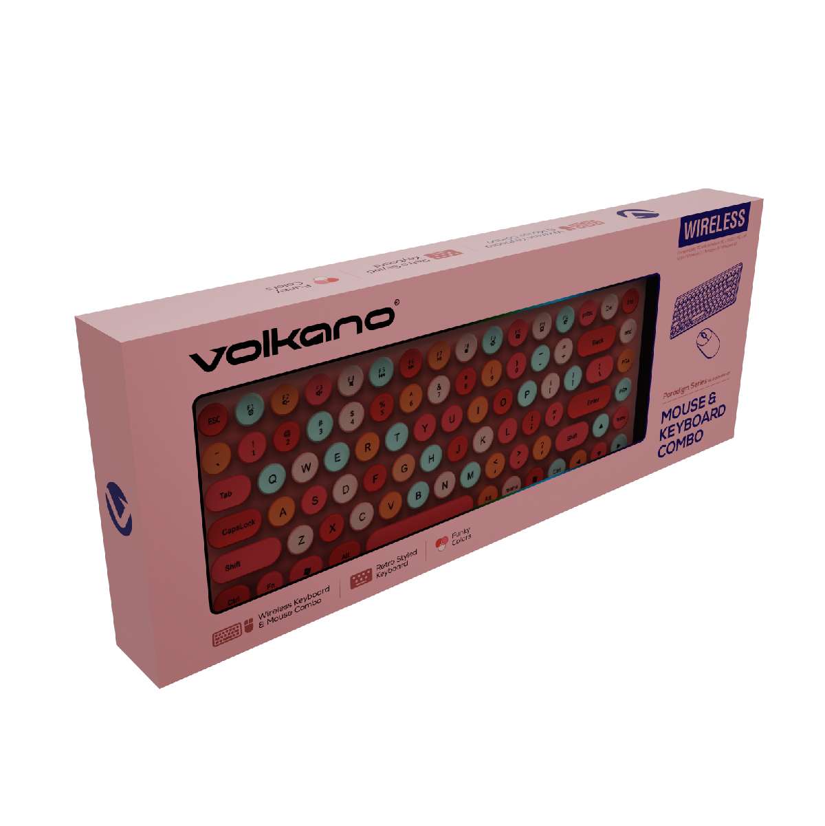 Paradigm Series Mouse and Keyboard combo - Rosa - Imagen 4