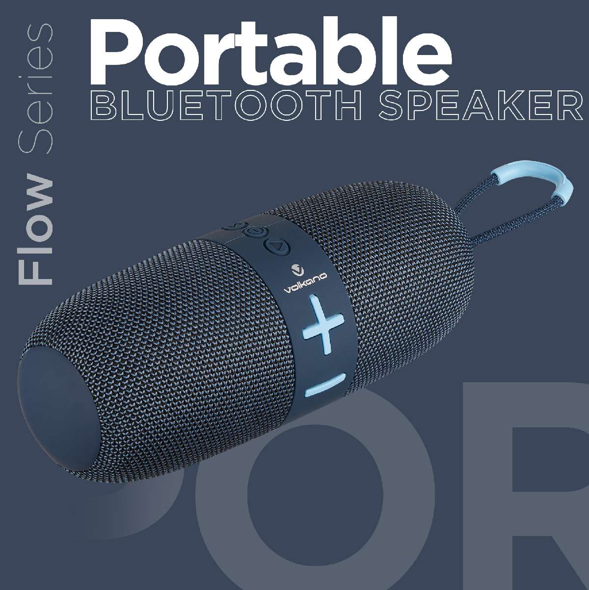 Flow Series Portable Bluetooth Parlanter - Azul - Imagen 4