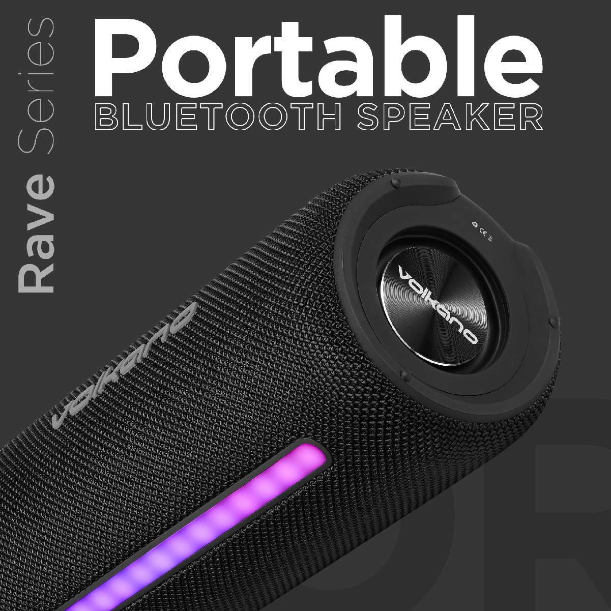 Rave Series Portable Bluetooth Parlante - Imagen 2