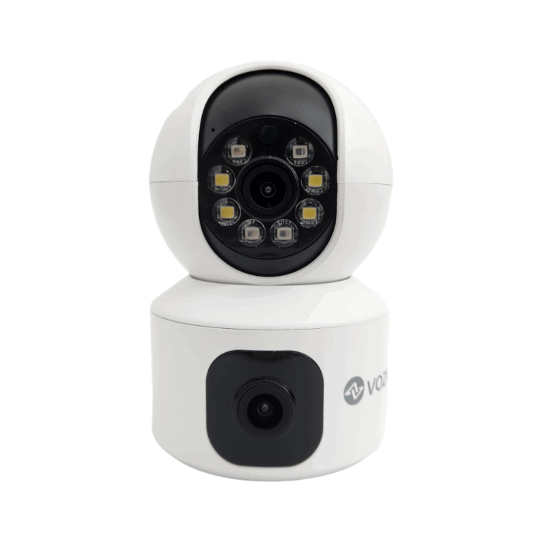 CAMARAS DE SEGURIDAD DOBLE LENTE FULL HD VISION NOCTURNA 2MP VOZK