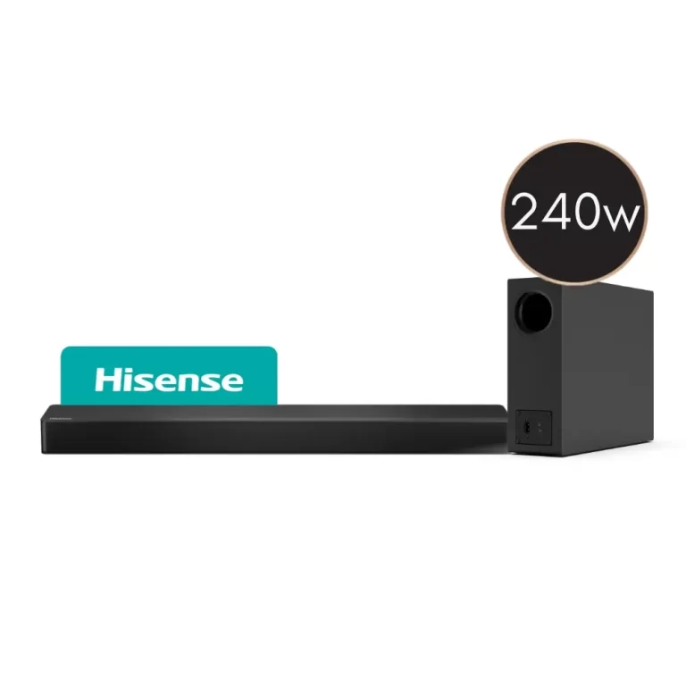 Barra de Sonido 240 W HS2100 Subwoofer HISENSE