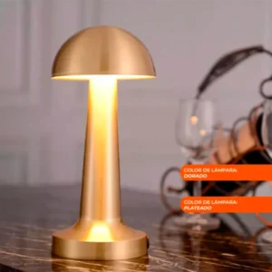 LÁMPARA VELADOR LED RECARGABLE TOUCH TÁCTIL METAL SD-019