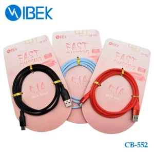 CABLE ENGOMADO USB TYPE C 1M CB-552 IBEK 5.1A