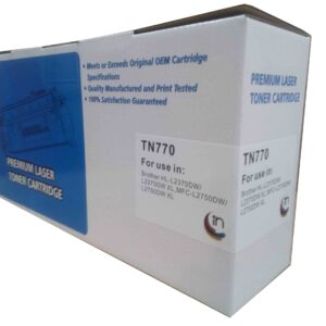 Cartucho Brother TN 770 DCP 2550/HL 2350/2370 4.500 pag SIN CHIP