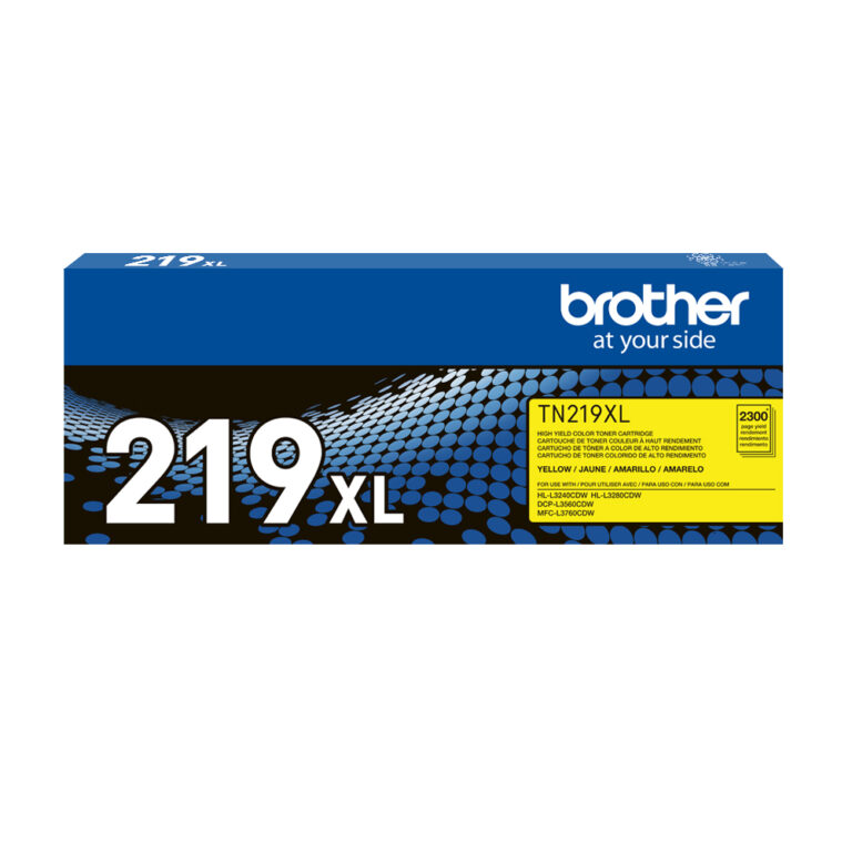 Cartucho Brother TN 219XLY DCP-L3560CDW Original Amarillo